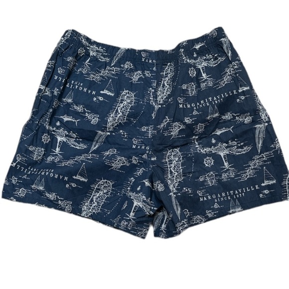 Margaritaville Shorts Men’s large Nautical Print Beachy Lounge - Picture 2 of 8